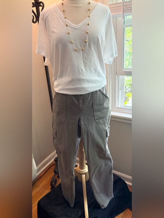 SPANX Pants - SPANX Women’s Pull-On Cargo Pants in Light Taupe, Size 1X (EUC)